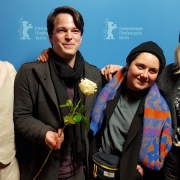 Hristiana Raykova mit Team auf Berlinale