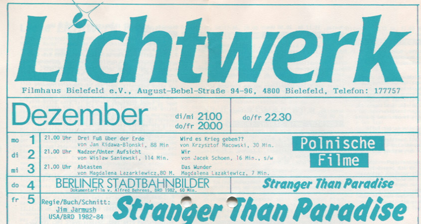 Lichtwerk Bielefeld Programm Lichtwerk Bielefeld Programm